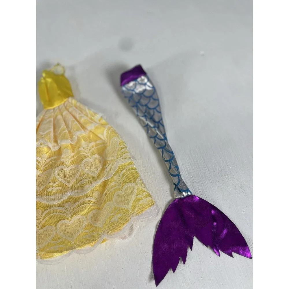 Barbie mermaid dolls Princess Clothes 4 Items Belle‎ Ariel Mattel Classic